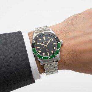 NWT Authentic Invicta Pro Diver Automatic Black Dial Sprite Bezel Men's Watch